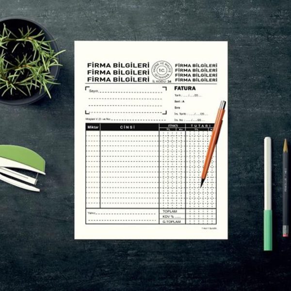 fatura baskısı